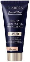 Claresa Beauty Protective Foundation SPF50 apsauginis makiažo pagrindas - 1W Light Warm