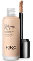 Kiko Milano Full Coverage 2in1 Foundation and Concealer makiažo pagrindas ir maskuoklis viename - N01 Neutral