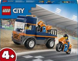 lego city sunkvezimis - LEGO City Motorų gabenimo sunkvežimis 60491 - 1 nuotrauka
