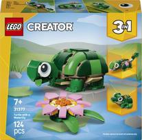 lego flower - LEGO Creator Vėžlys su vandens lelijos žiedu 31377 - 1 nuotrauka