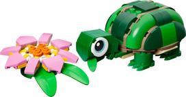 lego flower - LEGO Creator Vėžlys su vandens lelijos žiedu 31377 - 9 nuotrauka