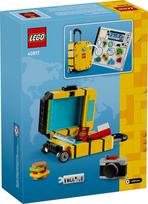 lagaminas lego - LEGO Geltona kelioninė lagaminas 40817 - 7 nuotrauka