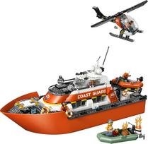 lego sraigtasparnis - LEGO City Gelbės laivas ir pakrančių sargybos sraigtasparnis 60504 - 2 nuotrauka