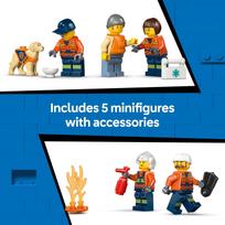 lego sraigtasparnis - LEGO City Gelbės laivas ir pakrančių sargybos sraigtasparnis 60504 - 3 nuotrauka
