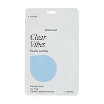 PHARMA OIL Clear Vibes spuogų pleistrai, 33 vnt.