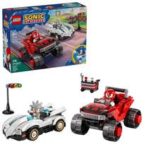 sonic the hedgehog - LEGO Sonic the Hedgehog Silver automobilis prieš Knuckles sunkvežimį monstrą 77118 - 2 nuotrauka