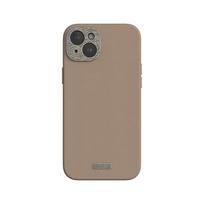 15 plus apple - Moshi Napa MagSafe Leather Case for Apple iPhone 15 Plus - Rudas (Brown) - 1 nuotrauka