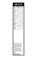 bosch aerotwin - Bosch Aerotwin AP17U PLUS valytuvas, 425 mm - 2 nuotrauka