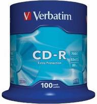 verbatim cd - CD-R Verbatim [ cake box 100 | 700MB | 52x | DataLife ] - 2 nuotrauka