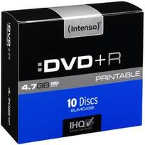 Intenso DVD+R Printable 16x 4.7GB 10pcs. Slim Case 4811652