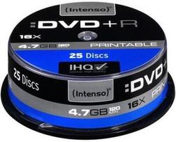 Intenso DVD+R Printable 16x 4.7GB 25pcs. Cake Box 4811154