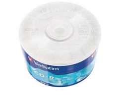 verbatim cd - CD-R Verbatim [ 50 pcs, 700MB, 52x, wrap] EXTRA PROTECTION - 1 nuotrauka