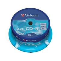 verbatim cd - CD-R Verbatim [ cake box 25 | 700MB | 52x | Crystal | DataLife+ AZO ] - 4 nuotrauka