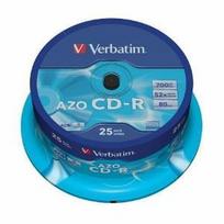 verbatim cd - CD-R Verbatim [ cake box 25 | 700MB | 52x | Crystal | DataLife+ AZO ] - 6 nuotrauka