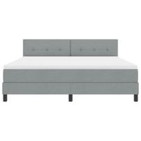 lovos dvigules 200 180 - vidaXL Dvigulė lova su čiužiniu ir LED apšvietimu, šviesiai pilka (Light Grey), 180x200 cm - 7 nuotrauka