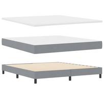 lovos dvigules 200 180 - vidaXL Dvigulė lova su čiužiniu ir LED apšvietimu, šviesiai pilka (Light Grey), 180x200 cm - 9 nuotrauka