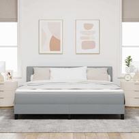 lovos dvigules 200 180 - vidaXL Dvigulė lova su čiužiniu ir LED apšvietimu, šviesiai pilka (Light Grey), 180x200 cm - 11 nuotrauka