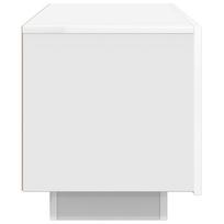 medienos naktinis staliukas - Naktinis staliukas VLX 3082765 2 pcs, baltas, 100x35x40 cm - 8 nuotrauka
