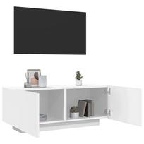 medienos naktinis staliukas - Naktinis staliukas VLX 3082765 2 pcs, baltas, 100x35x40 cm - 9 nuotrauka