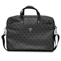 laptopo krepsiai - Guess Saffiano 4G Triangle Logo bag for a 16'' laptop - black - 1 nuotrauka