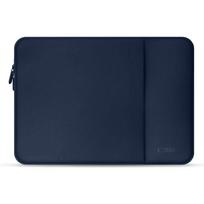 deklas 15 coliu - Tech-Protect Neoprene Laptop Case 15-16" - Navy Blue - 1 nuotrauka