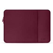 bordo spalvos - Tech-Protect Neoprene Laptop Case 13" - Burgundy - 1 nuotrauka
