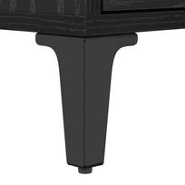 tv 150 cm - TV staliukas vidaXL, juodas (Black), 150 cm x 30 cm x 44.5 cm - 4 nuotrauka