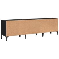 tv 150 cm - TV staliukas vidaXL, juodas (Black), 150 cm x 30 cm x 44.5 cm - 6 nuotrauka