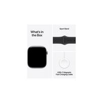 apple watch series 11 42 - Apple Watch Series 11 GPS 42mm Space Grey Aluminium Case with Black Sport Band - M/L - 2 nuotrauka
