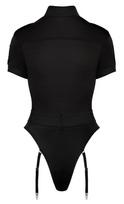 kostiumas policijos - Cottelli Costumes Police Body XL Juodas (Black) - 2 nuotrauka