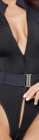 kostiumas policijos - Cottelli Costumes Police Body XL Juodas (Black) - 3 nuotrauka