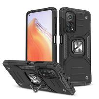 Wozinsky Ring Armor Tough Hybrid Dėklas su Magnetiniu Laikikliu Mi Poco M4 Pro 5G / Redmi Note 11 5G - Juodas (Black)