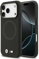 BMW M FW Metal Logo MagSafe dėklas skirtas Apple iPhone 17 Pro Max raudonos spalvos