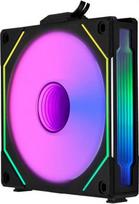 argb fan 120 mm - Lian Li UNI FAN SL-INF 120 ARGB Reverse Blade PWM Korpuso Ventiliatorius 120 mm Juodas (Black) - 1 nuotrauka