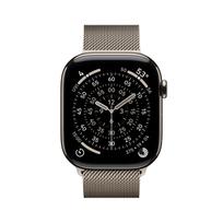 apple watch milanese loop - Apple Watch Series 11 46mm Natural Titanium (Natūralus Titano) M/L - 2 nuotrauka