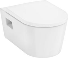 Unitazas, pakabinamas Hansgrohe EluPura S, su dangčiu, 365 mm x 540 mm