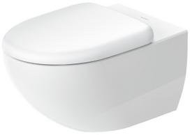 Unitazas, pakabinamas Duravit Architec Rimless, su dangčiu, 365 mm x 575 mm