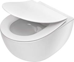 klozetas unitazas - Unitazas, pakabinamas Deante Peonia, su dangčiu, 510 mm x 360 mm - 1 nuotrauka