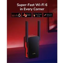 wi fi mesh - Cudy RE3000 Wi-Fi Stiprintuvas Raudonas/Juodas (Red/Black) - 1 nuotrauka