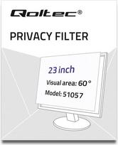 filtras apsaugai - Qoltec RODO Privacy Filter 23" 16:9 51057 - 4 nuotrauka