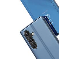 deklas telefonui samsung s25 plus - Samsung Galaxy S25+ Clear View dėklas su atlenkiama danga - Mėlynas (Blue) - 7 nuotrauka