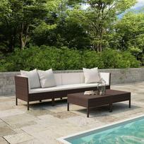 lauko baldu komplektas vlx 6 piece lounge set with cushions - Sodo baldų komplektas VLX 6 Piece Garden Lounge Set With Cushions 47808 - 1 nuotrauka