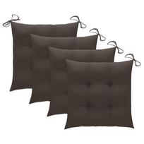 lauko baldai 4 vietu - Lauko baldų komplektas VLX Outdoor Furniture Set, raudonas/rudas, 4 vietų - 6 nuotrauka