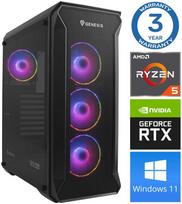 INTOP PC Ryzen 5 5500, 16GB DDR4, 500GB SSD M.2 NVME, 2TB HDD, NVIDIA GeForce RTX 5060 Ti 8GB, Juodas (Black)