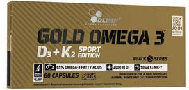 omega gold - OLIMP Gold Omega 3 D3+K2 Sport Edition, 60 kapsulių - 1 nuotrauka