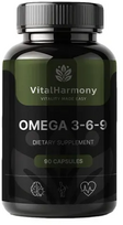 VitalHarmony Omega 3-6-9 90 kapsulių