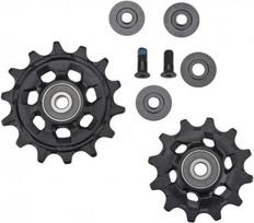 Galinio pavarų perjungėjo ratukų komplektas SRAM GX Eagle X-Sync 11.7518.089.000, plastikas/metalas, juoda