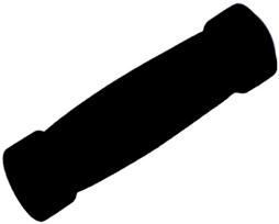 Vairo rankenėlės Outliner FSGRP-001, plastiko putos, juoda