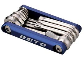 Raktų komplektas BETO 10in1 BT-337, nerūdijantysis plienas, mėlyna/sidabro