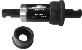 Velenas SunRace BBT08-35 Press-Fit BBST117, plienas/polimeras, juoda